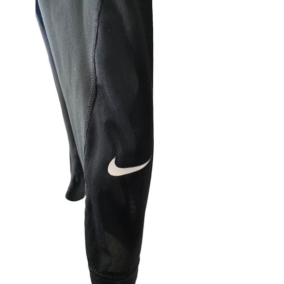 Women’s Nike Running Leggings Dri Fit Pants Black‎ Ladies Athletic  Sz M - flaw - Picture 7 of 12